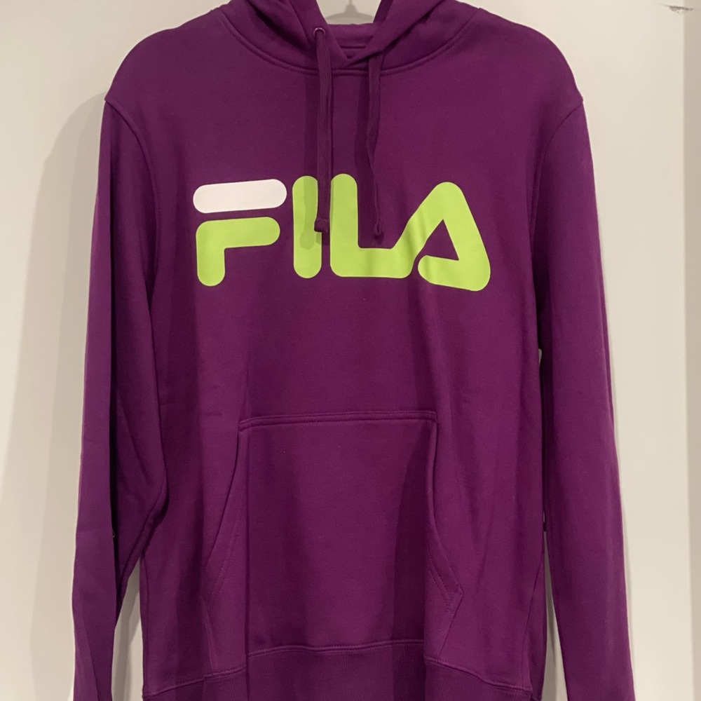 Purple Fila Hoodie